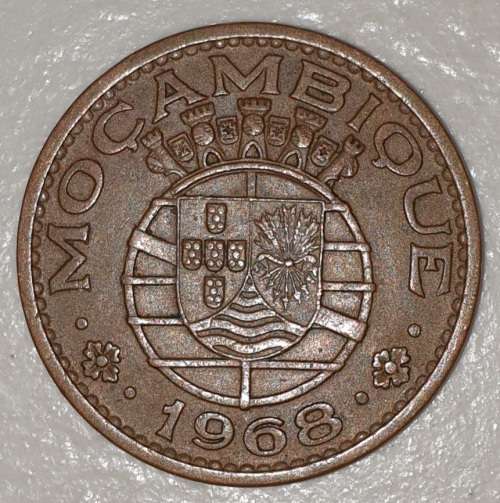 1968 - 1 ESCUDO - MOCAMBIQUE - MOZAMBIQUE - (Bronze)